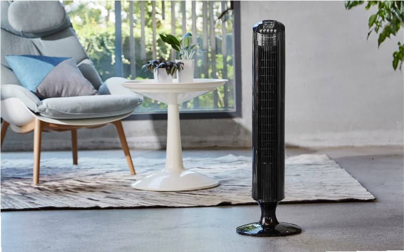 Ventilador de torre: el elemento decorativo y funcional del concepto de estética