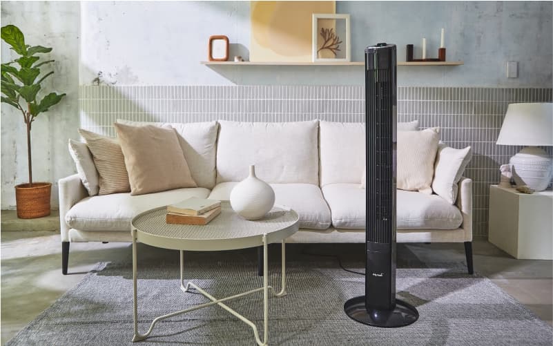 Ventilador de torre: el elemento decorativo y funcional del concepto de estética