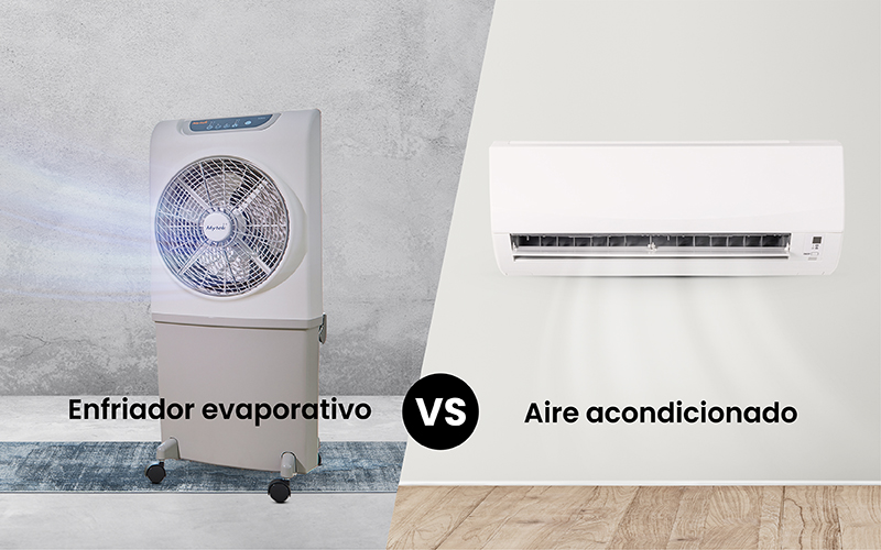 Enfriador evaporativo vs. aire acondicionado: conoce las diferencias