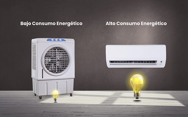 Enfriador evaporativo vs. aire acondicionado: conoce las diferencias