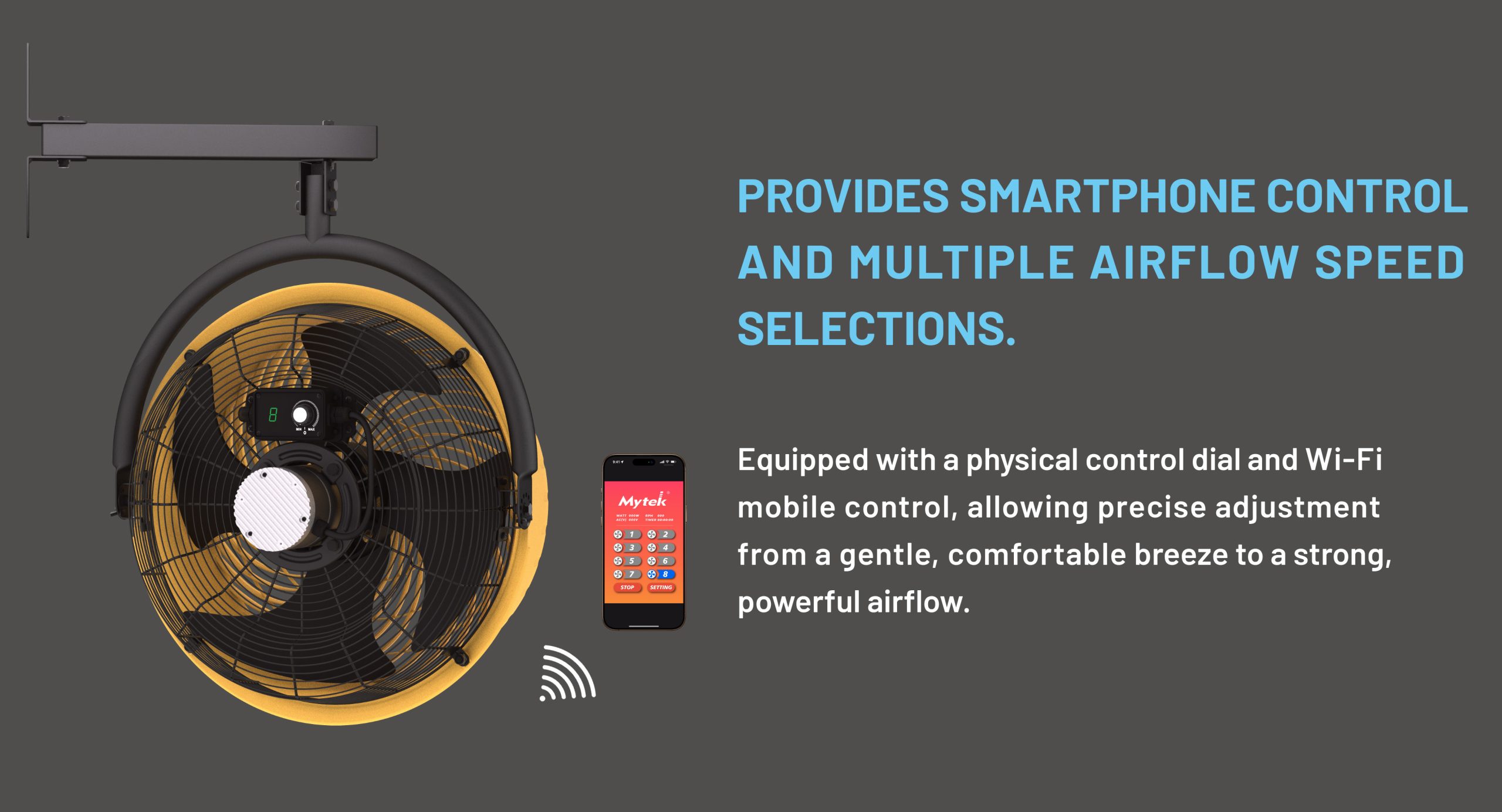 3413 Industrial Fan 22’’ High-Speed Industrial Fan
