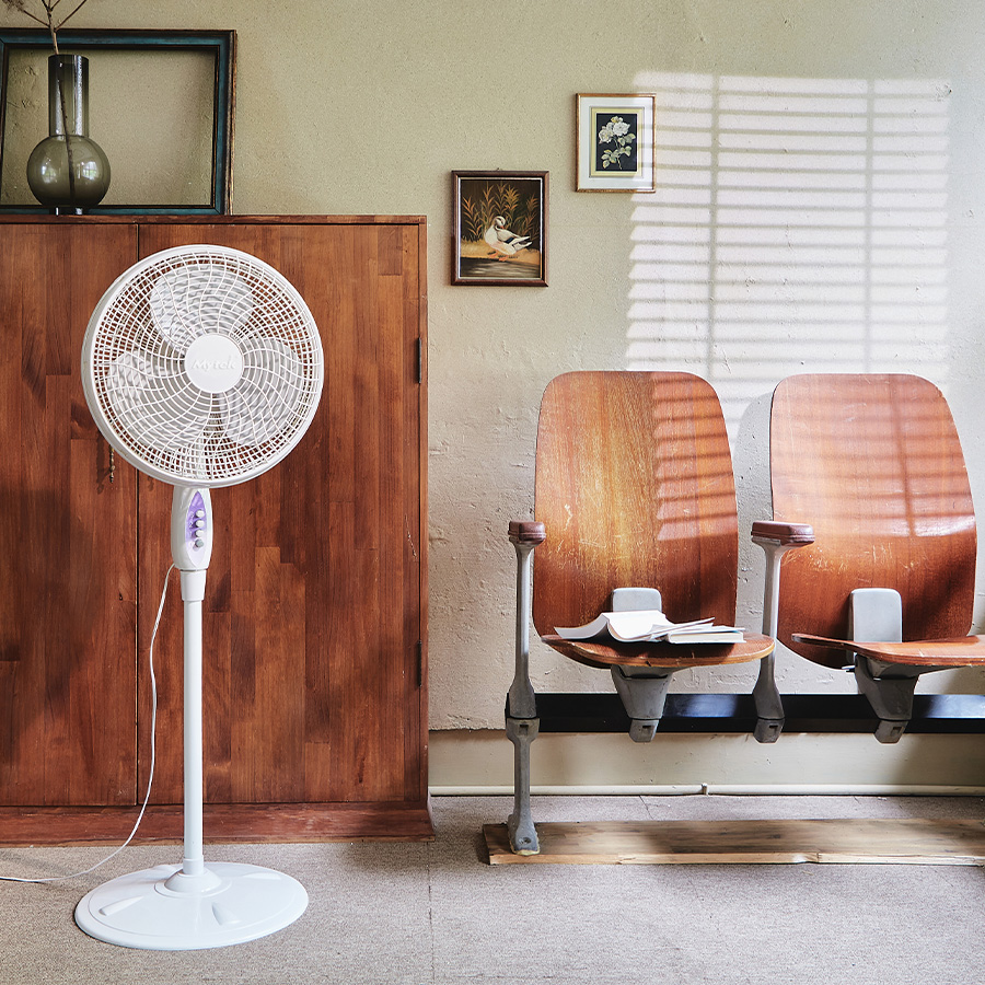 producto ventilador de pedestal de plástico 3123